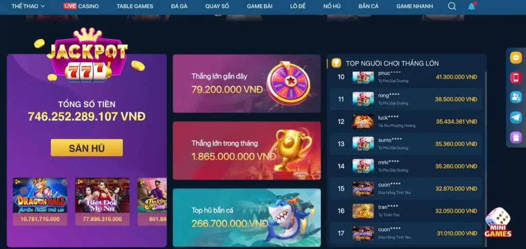 Nổ hũ GO789 - Cơ hội trúng Jackpot lớn